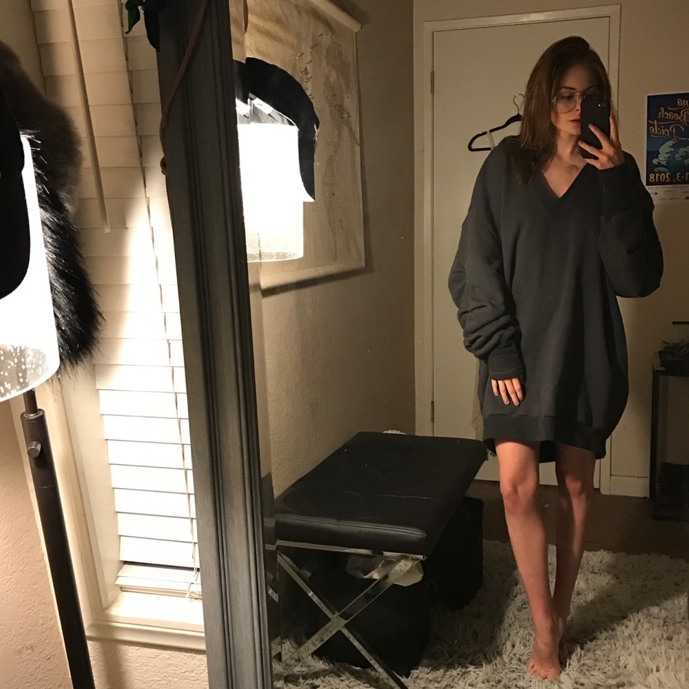 Free People hoodie dress